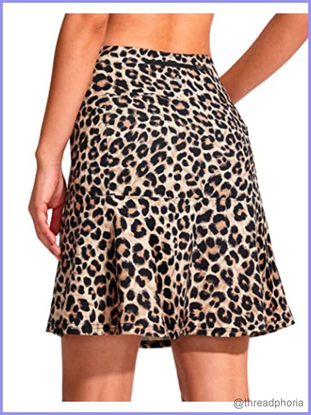Ruffled Golf Skorts for Women High Waist Knee Length UPF50+ Active Wear 19